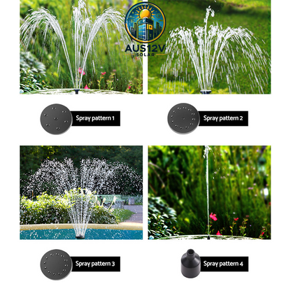 Gardeon Solar Pond Pump Submersible Water Fountain Kit 4.4FT