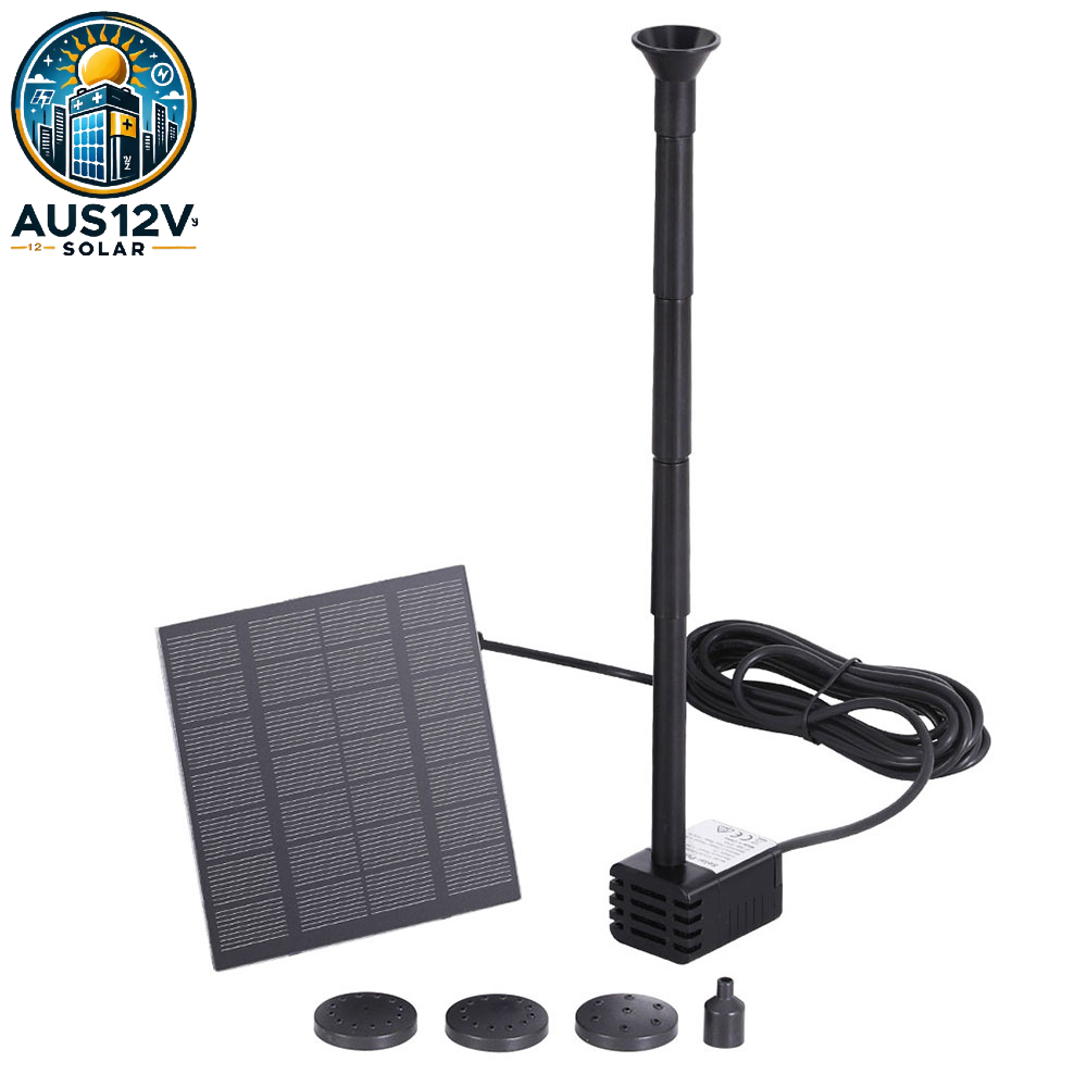 Solar Pond Pump Submersible Water Fountain Kit 2.6FT