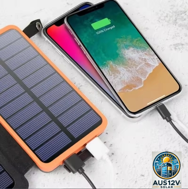 100ah Solar Power bank Outdoor Camping Portable Folding Waterproof