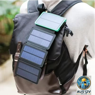 100ah Solar Power bank Outdoor Camping Portable Folding Waterproof