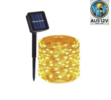 12M 8Modes Outdoor Solar Fairy Lights