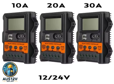 Solar Charge Controller PWM Controller with LCD Display