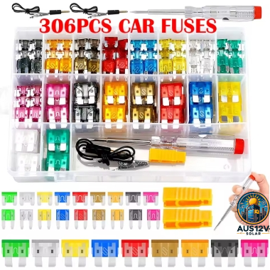 5A/35A Automotive Fuse Amplifier with Box Clip Combination Car Blade Fuse Set with Inspection Circuit Electric Pen