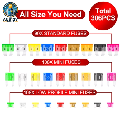 5A/35A Automotive Fuse Amplifier with Box Clip Combination Car Blade Fuse Set with Inspection Circuit Electric Pen