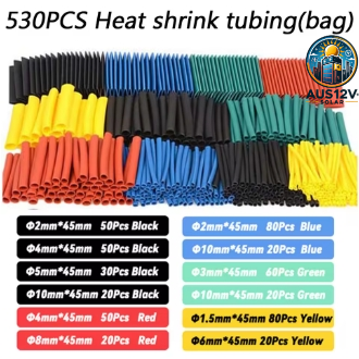 1060/530/127PCS Heat Shrink Tubing kit