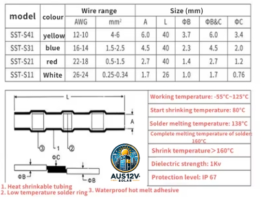 Waterproof Solder Connector Terminals