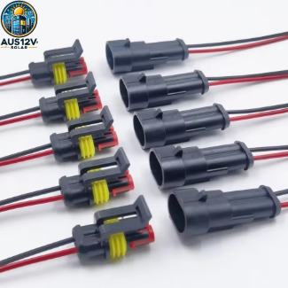 2/3/4 Pin Waterproof Connector, Electrical Terminal Quick Connector, 10Pcs/ 5Sets