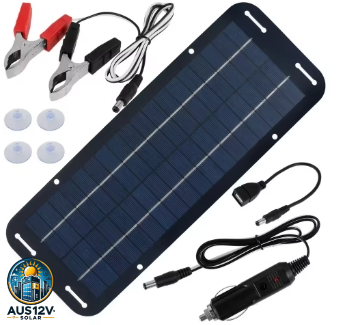 12V Solar Panel Kit IP65 Waterproof Solar Trickle Charger