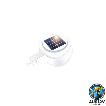 Solar Multipurpose Light (1-Piece, White) w/ Screw & Mount, Energy-Saving