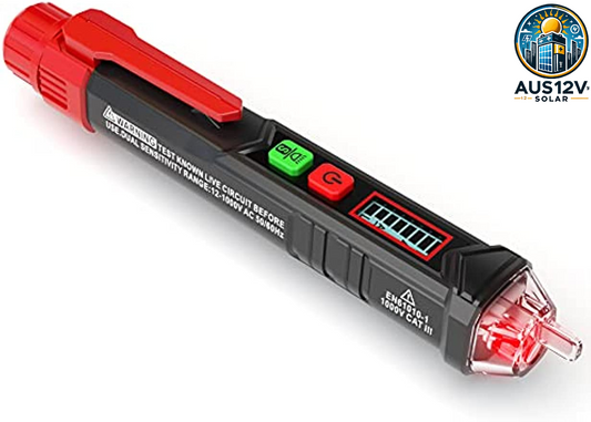 Non-Contact Voltage Tester Dual Range with LCD Display LED Flashlight Buzzer Alarm Wire Breakpoint Finder