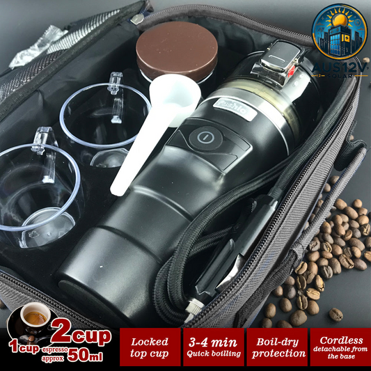 12V Car Espresso Maker Set